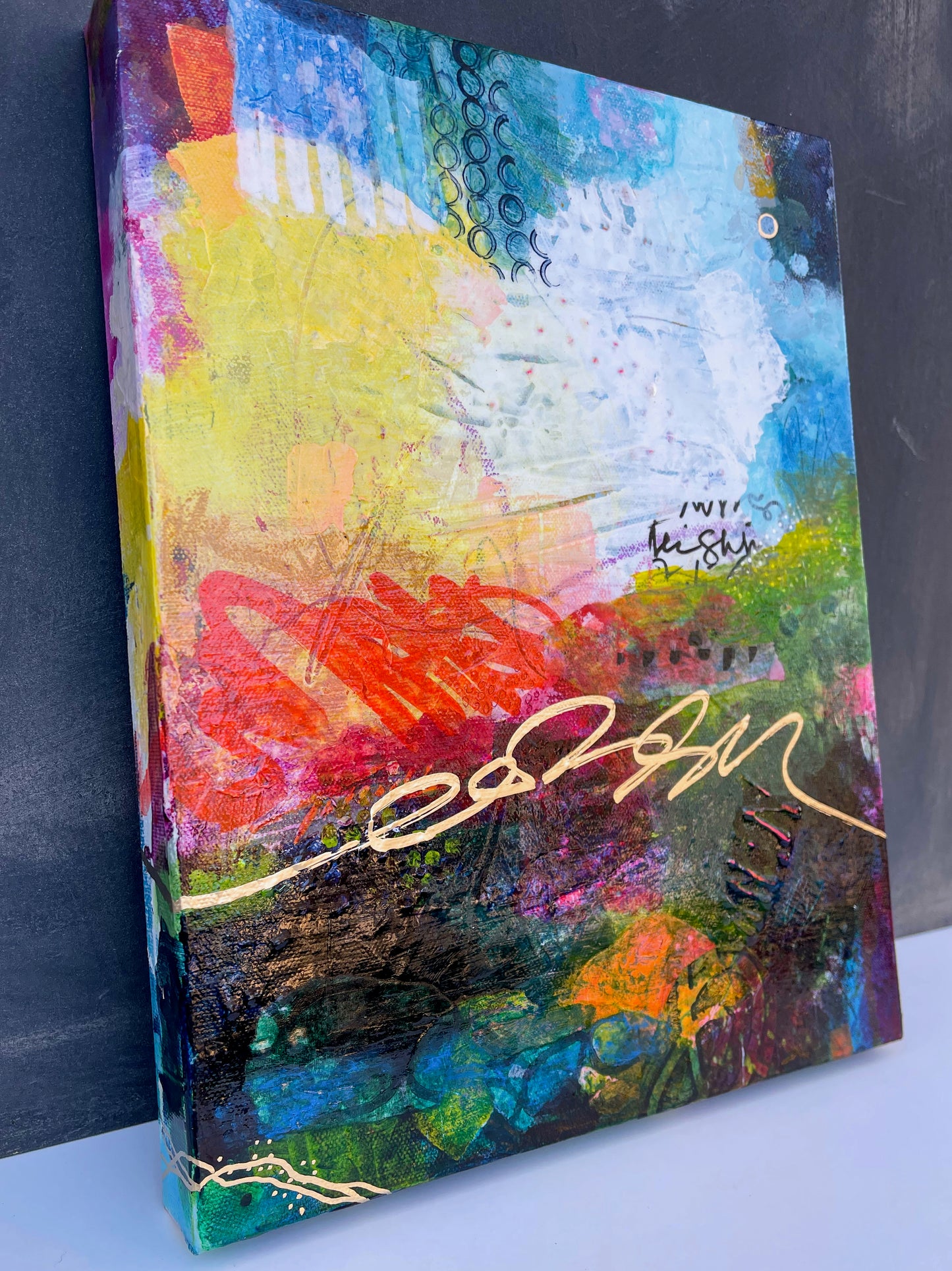 "Free to Roam" Original Canvas Wall Art - 11" x 14" x 1.5"